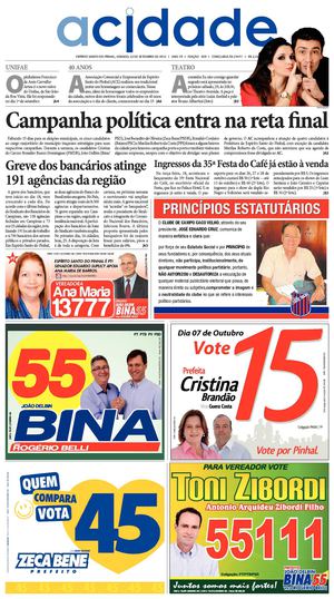 Jornal A Cidade - Edição 929 de 22/9/2012