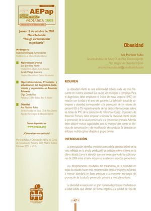 OBESIDAD INFANTIL