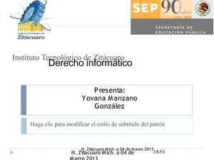 Derecho Informatico ppt