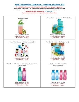 échantillons printemps