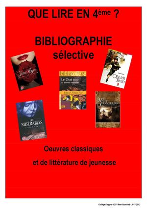 Des livres à lire en 4ème