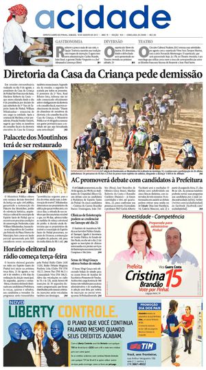 Jornal A Cidade - Edição 924 de 18/8/2012