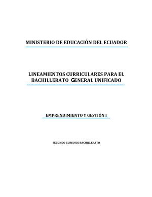 Lineamientos de emprendimiento y gestion 
