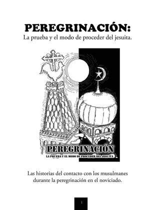 La Peregrinación en el Noviciado del Jesuita