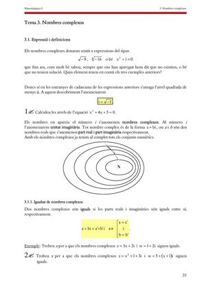 Nombres complexos per a primer de BAT