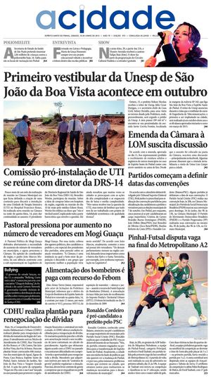 Jornal A Cidade - Edição 915 de 16/6/2012