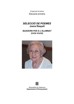 Recull de poemes de Joana Raspall