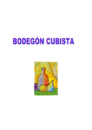 Bodegón cubista