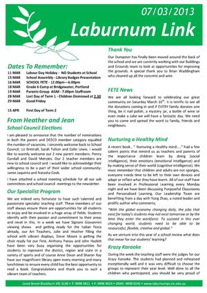 Laburnum Link w6T1 2013