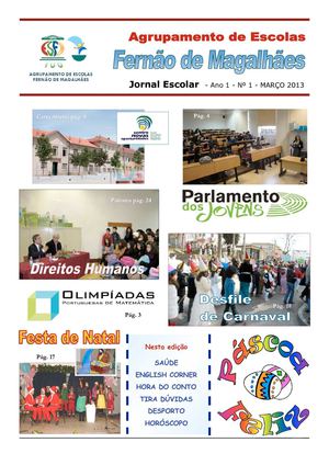 Jornal Escolar do Agrupamento de Escolas Fernão de Magalhães