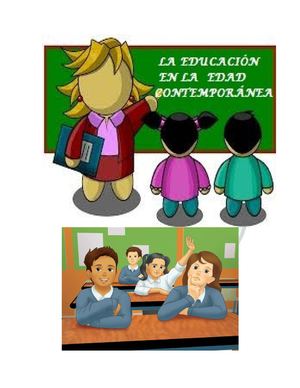 La educación en la Edad Contemporánea