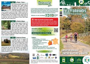 Circuit vélo Promenade n°21 au départ de Guignen "Entre nature & bâtis"