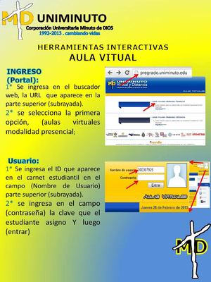 CORREO INSTITUCIONAL Y AULA VIRTUAL UNIMINUTO