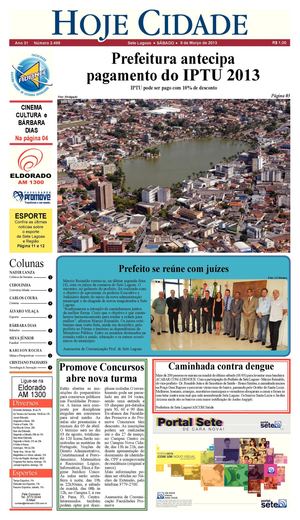 Jornal Hoje Cidade 09-03-2013 edição 2499