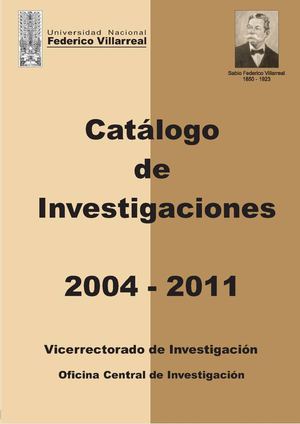 Catálogo de Investigación 2004 - 2011