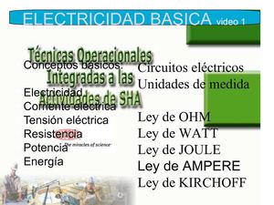 seguridad electrica  elecricidad basica