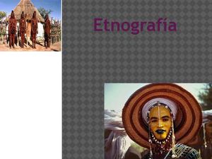Qué es la etnografía