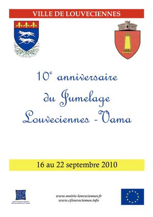 10ème anniversaire du jumelage Louveciennes - Vama