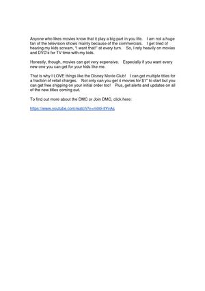 Join DMC and Get 4 Disney Movies for Just $1