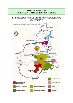 Voyage Rte des vins - Mai 2013
