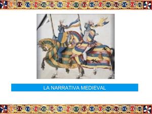 Narrativa medieval: cantar de gesta