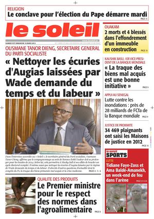 Edition du 9-10 mars 2013