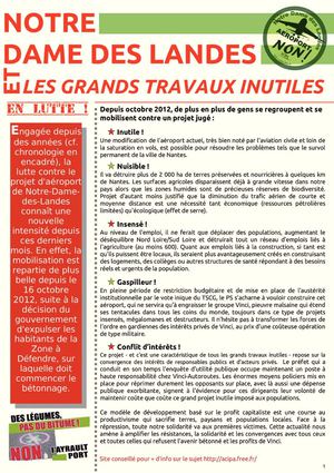 Notre Dame Des Landes et les grands travaux inutiles