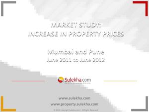 Market Study on Property Price Increase in Mumbai and Pune by Property.sulekha.com