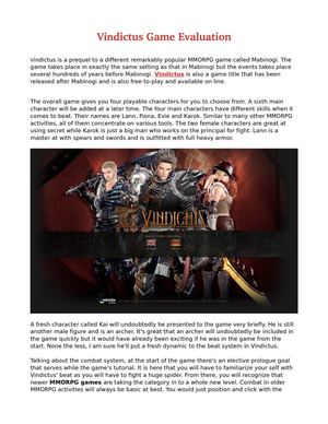 Vindictus Game Review
