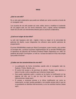 Wikis