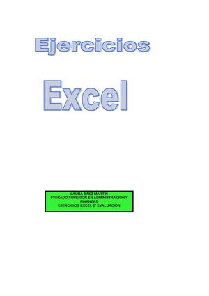 Ejercicios Excel