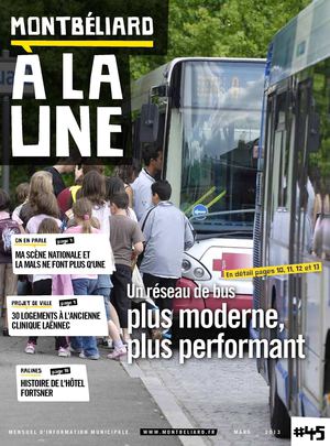 Montbéliard à la une - n°45 - Mars 2013
