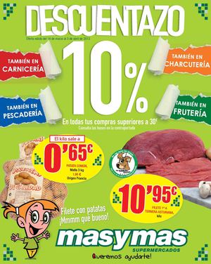 Ofertas masymas del 14 de marzo al 3 de abril de 2013