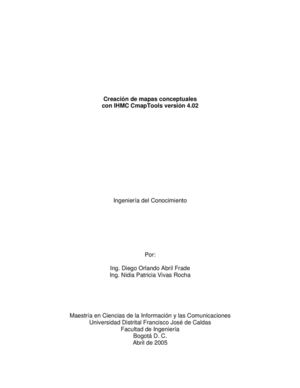 Creación de mapas conceptuales usando CMAPTOOLS