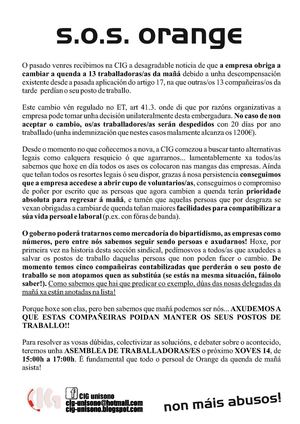 s.o.s. Orange