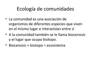 Ecología