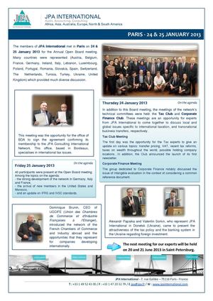 Press Release Open Board January 2013