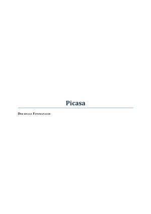 vorstellung von picasa