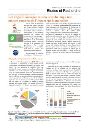 Article Protocole Prédateurs Proies : Bulletin réseau loup 28 