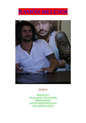 BIOGRAFIA DE RAMÓN MELENDI