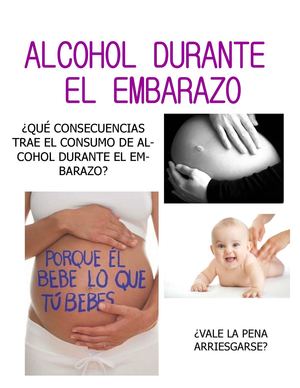 CONSUMO DE ALCOHOL DURANTE EL EMBARAZO