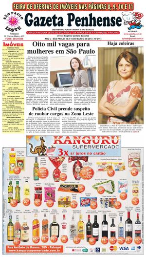 Gazeta Penhense - 10 a 16 de março de 2013 - edição 2114