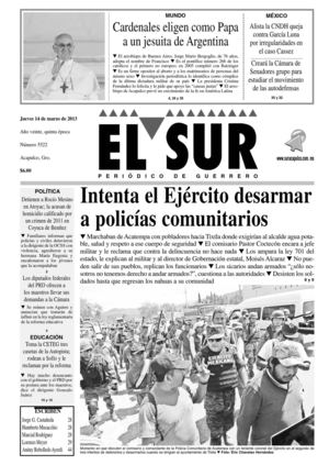 El Sur 14 de marzo de 2013