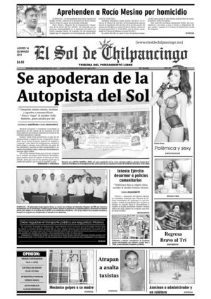 El Sol de Chilpancingo - 14 Marzo 2013