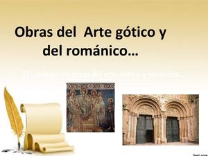 Catálogo de las obras románicas y góticas