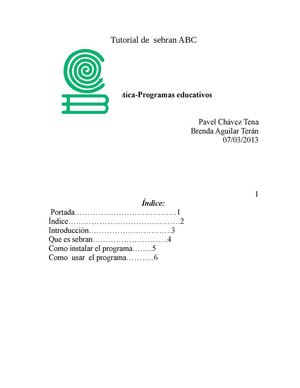 softwere educativo sebran ABC