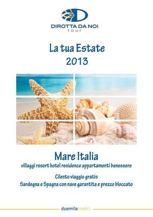 Catalogo Dirotta da noi - Mare Italia 2013