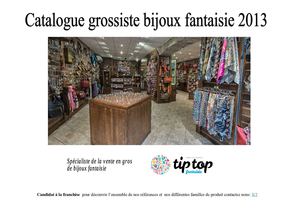 TIPTOP-FANTAISIE CATALOGUE GROSSISTE BIJOUX FANTAISIE
