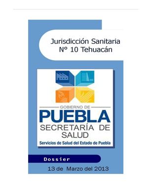 Jurisdicción Sanitaria  N° 10 Tehuacán 