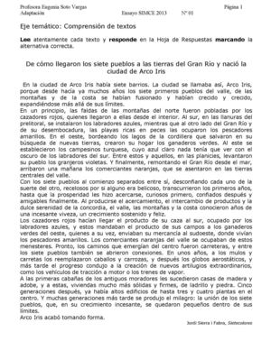 ensayo simce 4º básico lenguaje